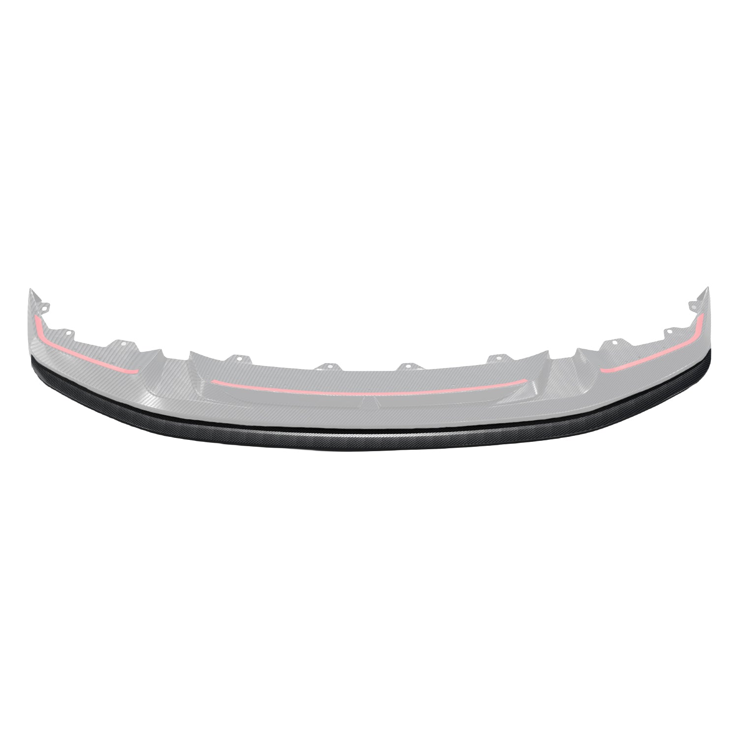 MHC+ BMW F87 M2 & M2 Competition GTX Adjustable Front Aero Add On In Pre Preg Carbon Fibre
