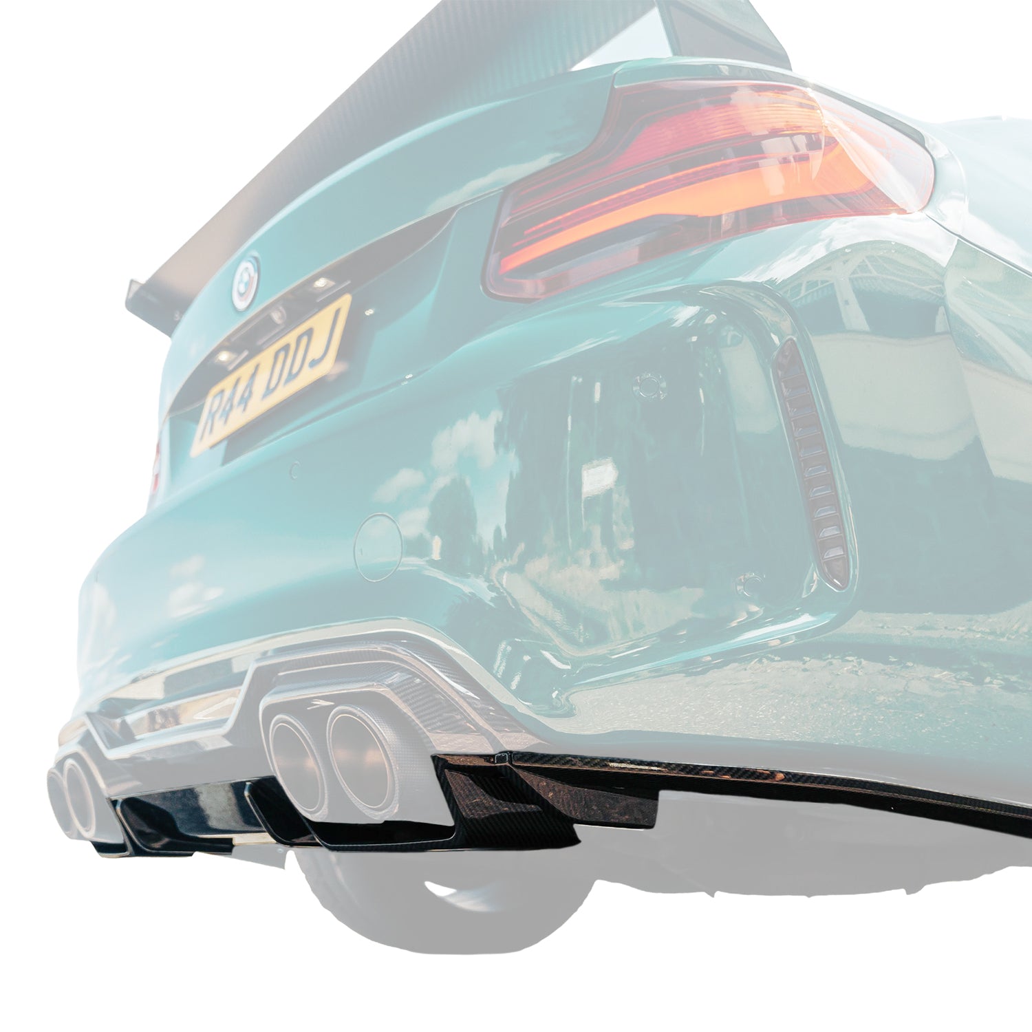 MHC+ BMW F87 M2 & M2 Competition GTX Ultra Aggressive Undertray Add On In Pre Preg Carbon Fibre