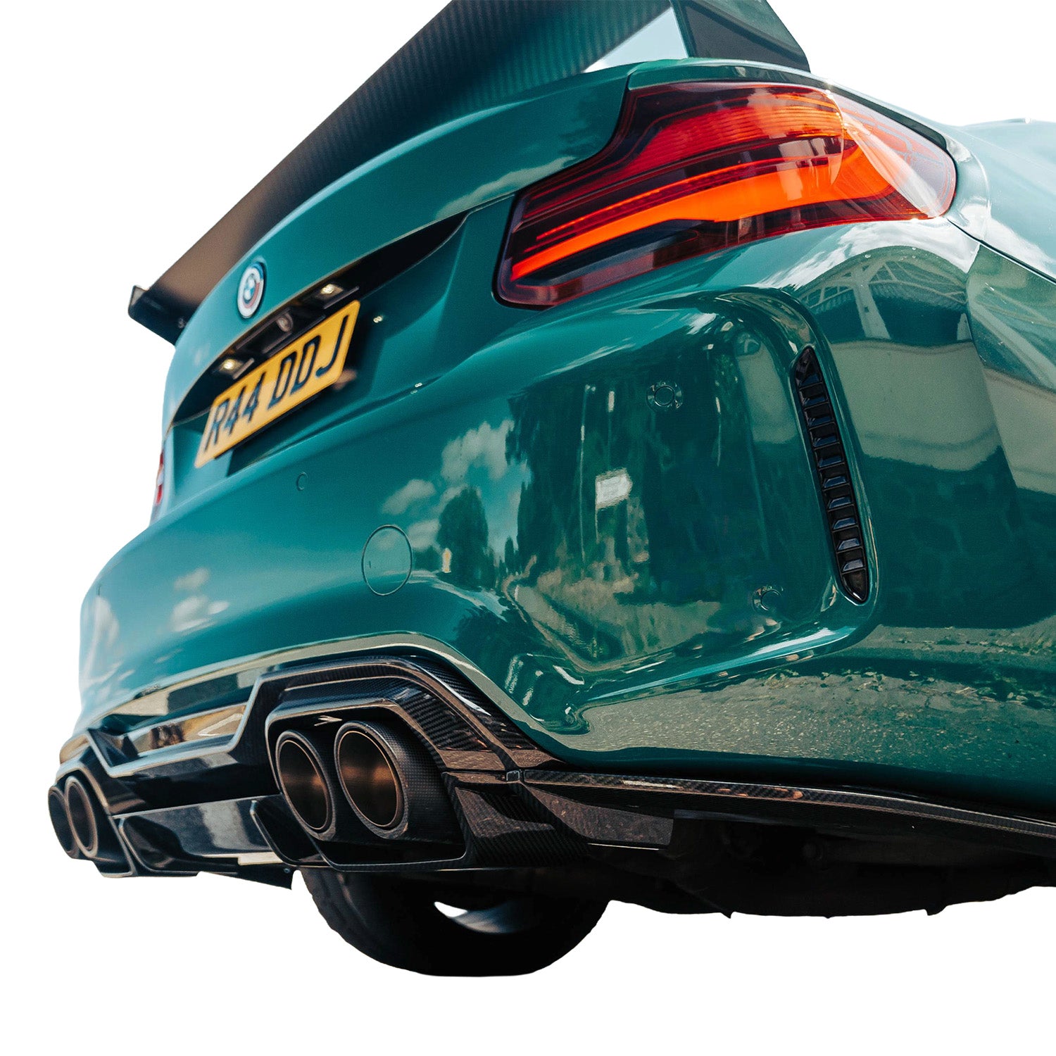 MHC+ BMW F87 M2 & M2 Competition GTX Ultra Aggressive Undertray Add On In Pre Preg Carbon Fibre