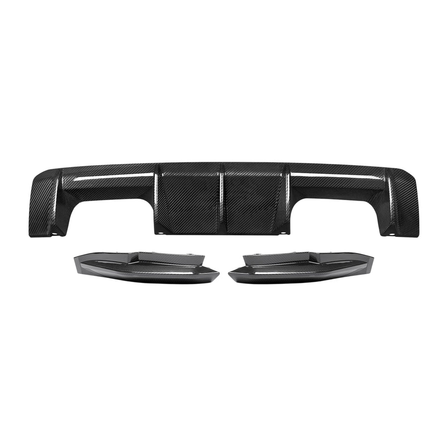MHC+ BMW G80 & G81 M3 Carbon Fibre OEM Style Rear Diffuser & Rear Corner Kit