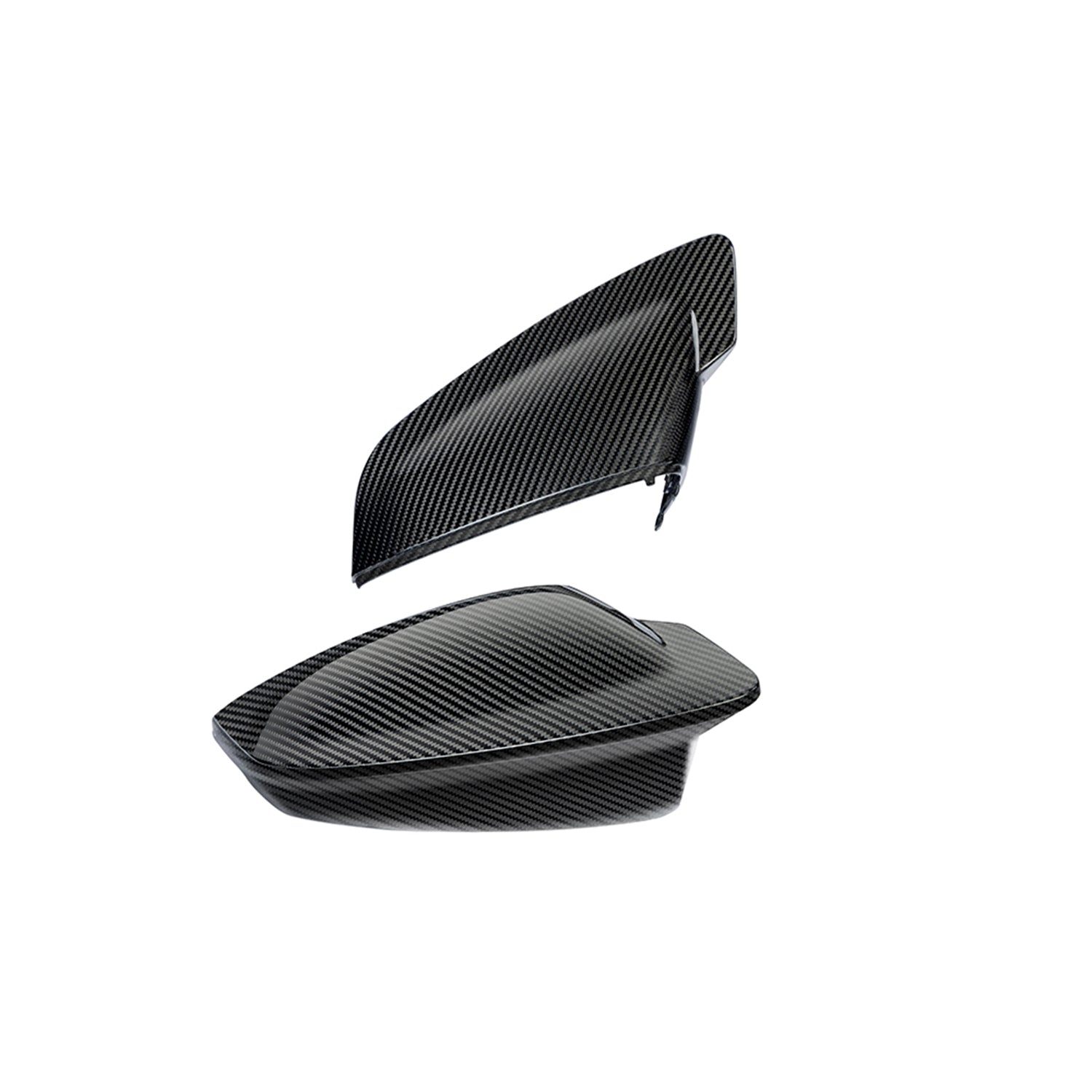 MHC+ Audi 8Y RS3 LHD Pre Preg Carbon Fibre Aggressive Style Mirror Caps