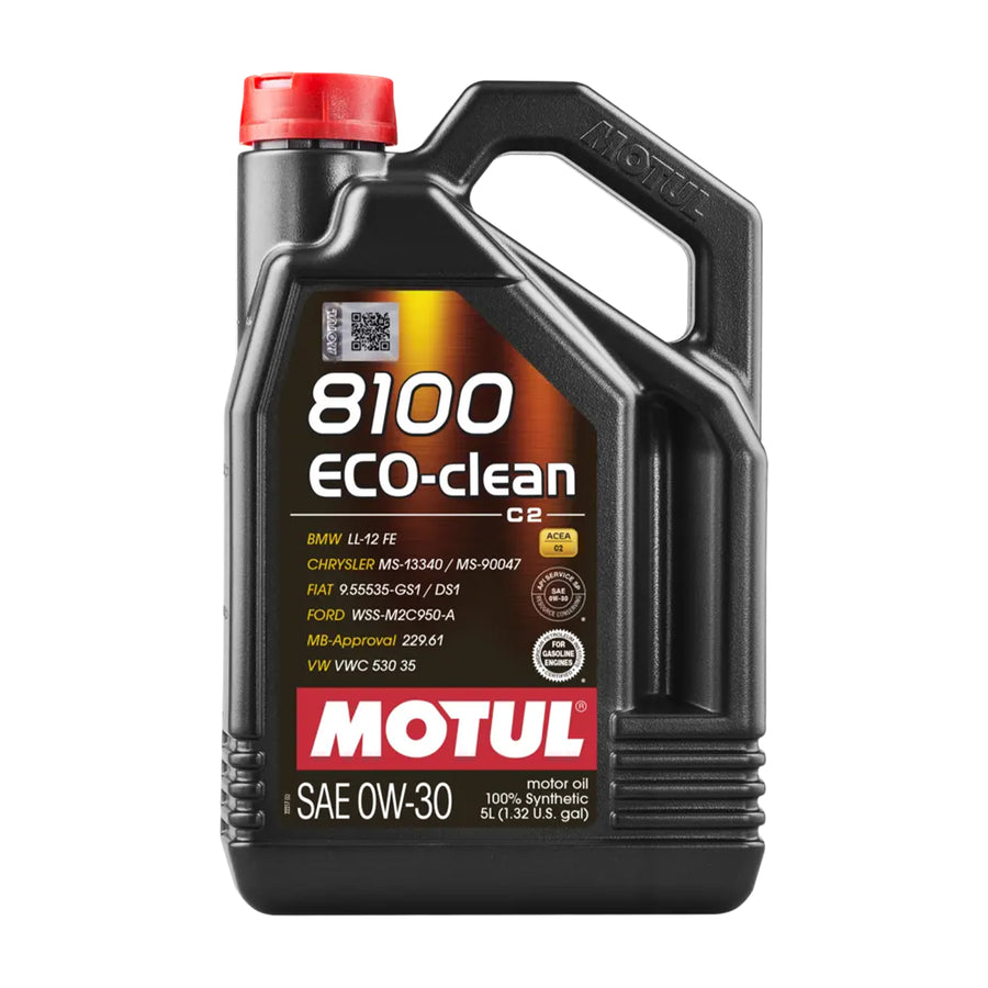 Motul 8100 ECO-CLEAN 0W-30 Engine Oil 5L