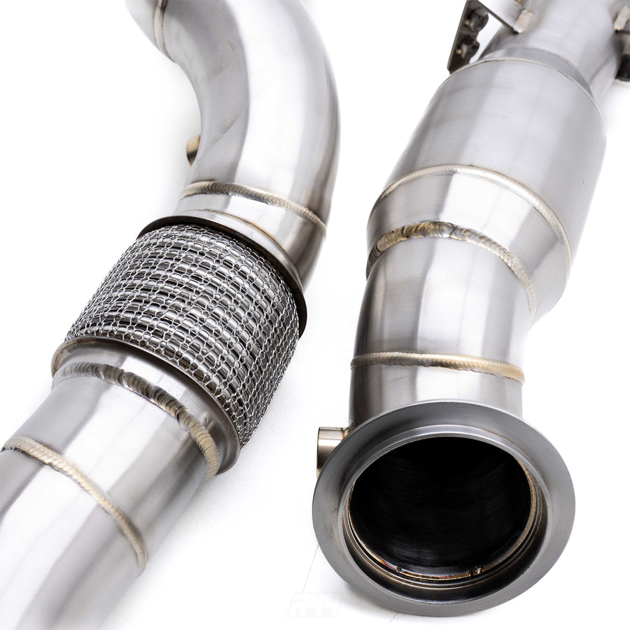 Deep Tone Industries BMW S58 200 Cell Sports Cat Downpipes For BMW G80/G81 M3, G82/G83 M4 & G87 M2