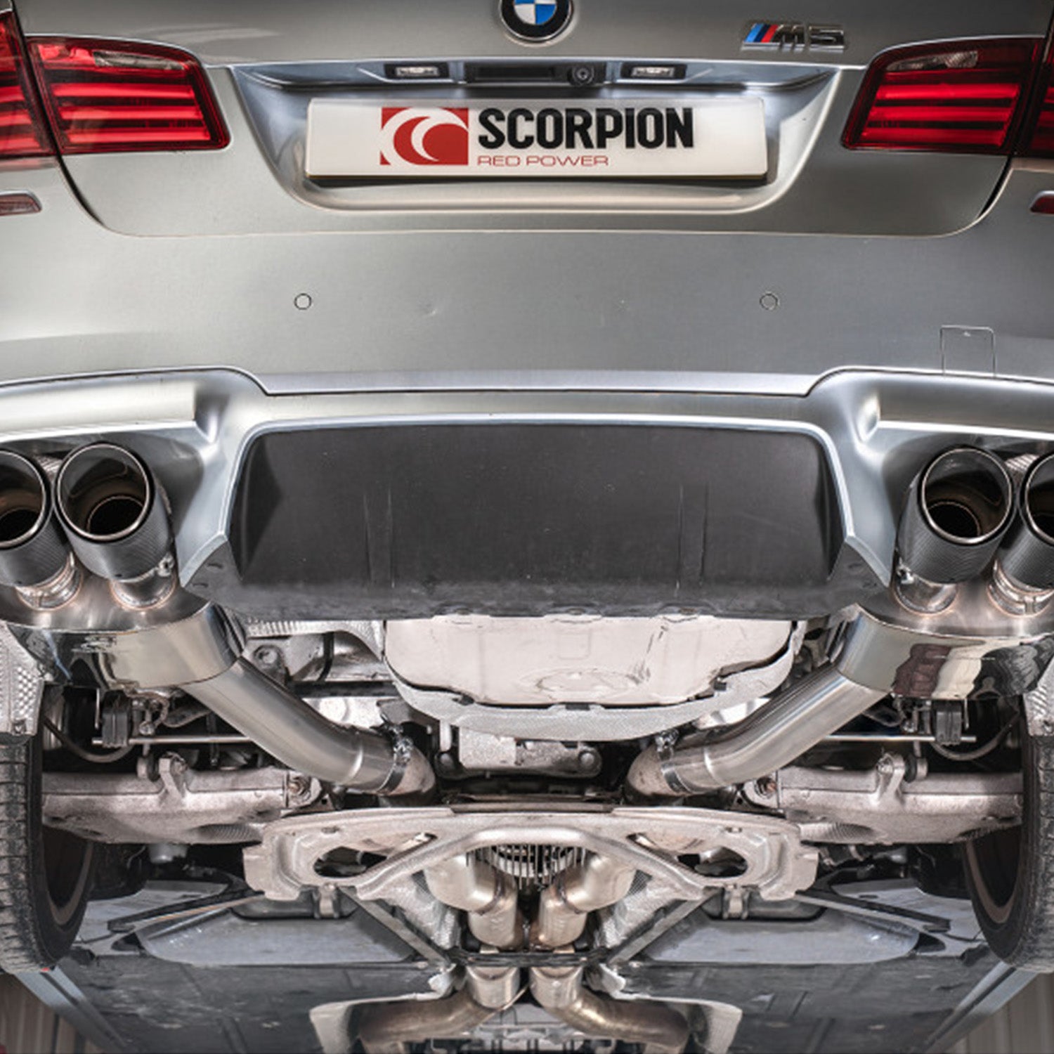 Scorpion BMW F10 M5 Rear Exhaust Silencers