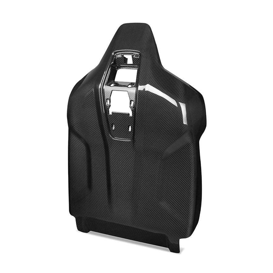 SHFT BMW G90 & G99 M5 Seat Back Covers In Gloss Carbon Fibre