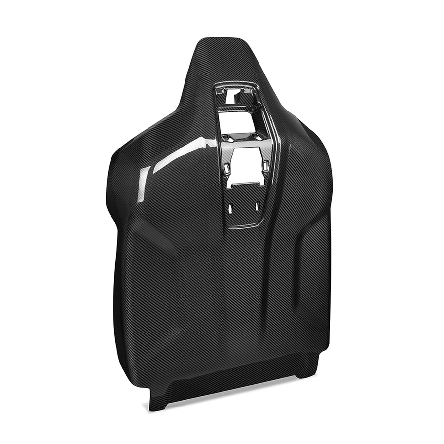 SHFT BMW G90 & G99 M5 Seat Back Covers In Gloss Carbon Fibre