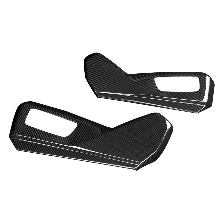 SHFT BMW G90 & G99 M5 Seat Base Covers In Gloss Carbon Fibre