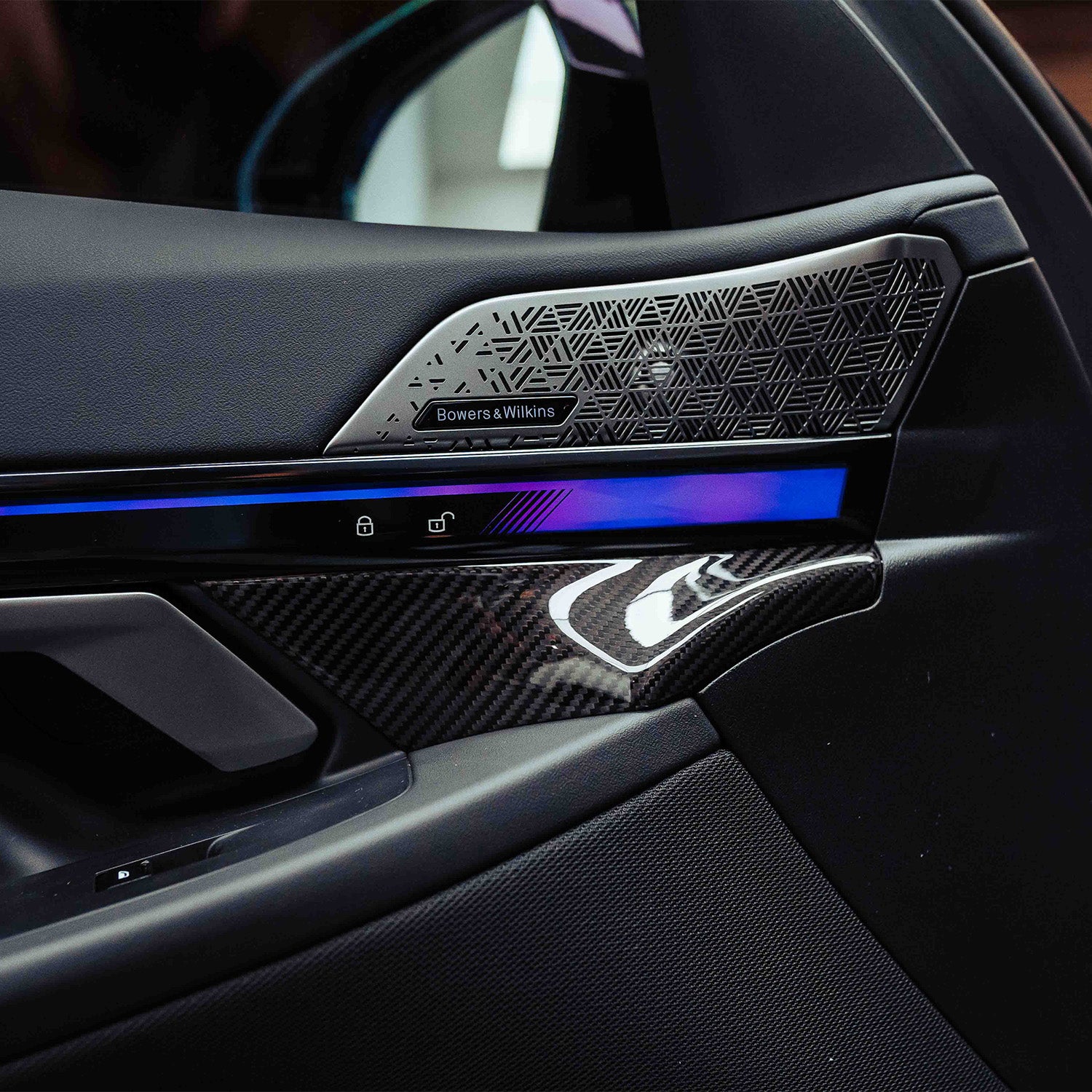 SHFT BMW G90/G99 M5 & G60/G61 5 Series Interior Dashboard Overlay In Gloss Carbon Fibre