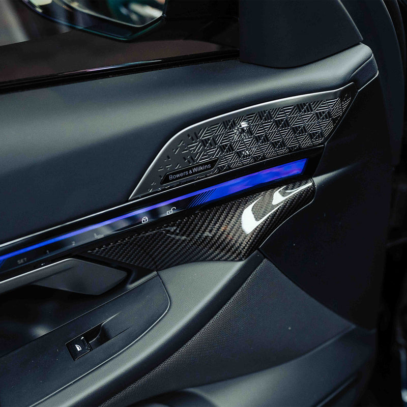 SHFT BMW G90/G99 M5 & G60/G61 5 Series Interior Dashboard Overlay In Gloss Carbon Fibre