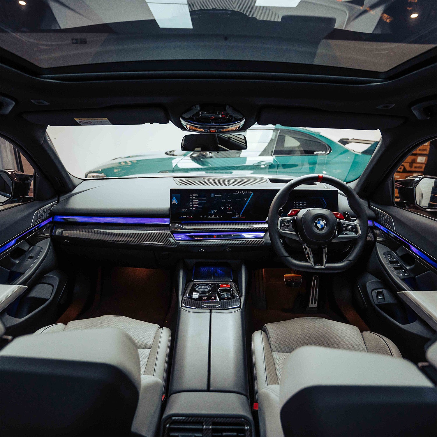 SHFT BMW G90/G99 M5 & G60/G61 5 Series Full Interior Kit In Gloss Carbon Fibre