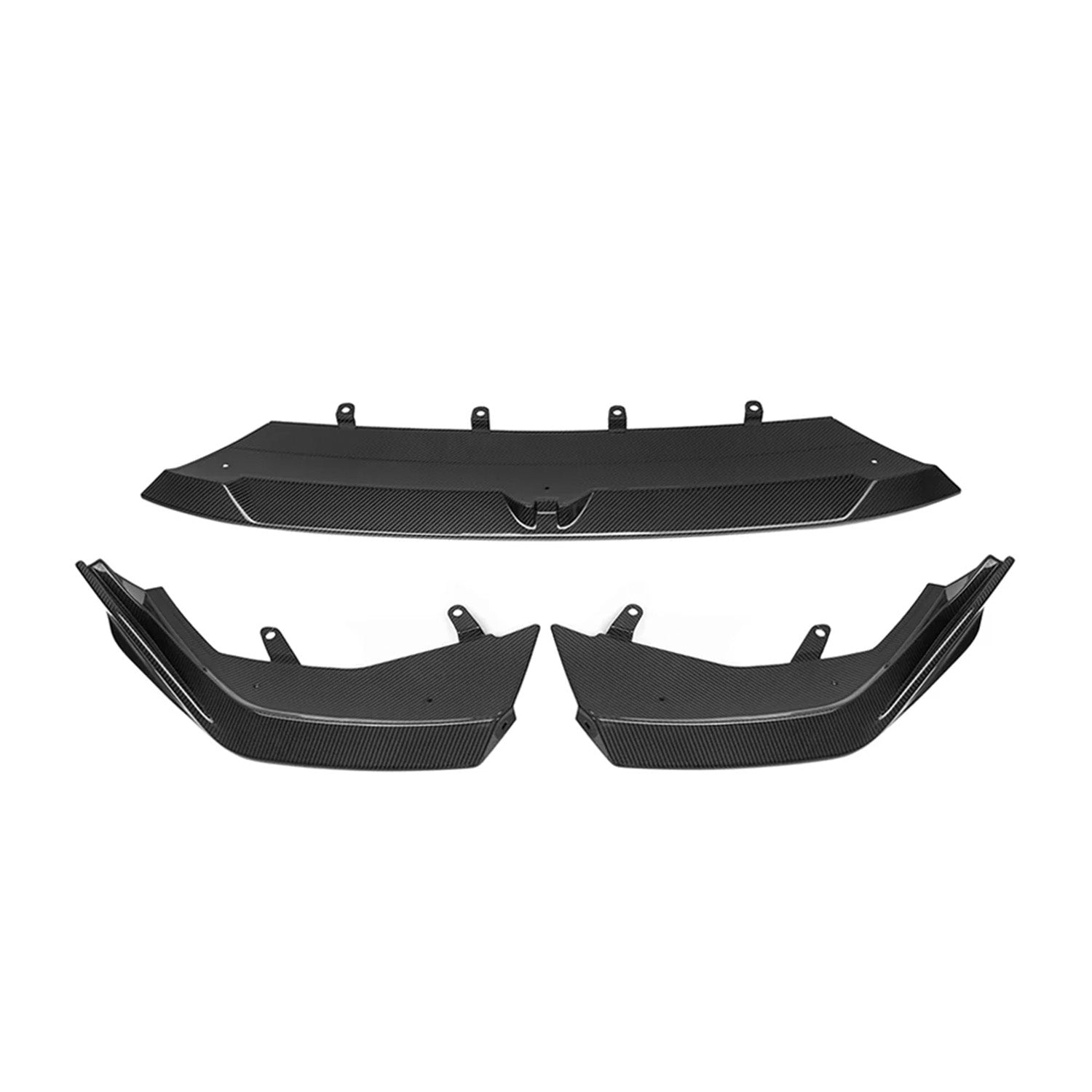SooQoo BMW F70 1 Series & F74 2 Series Front Splitter In Gloss Carbon Fibre