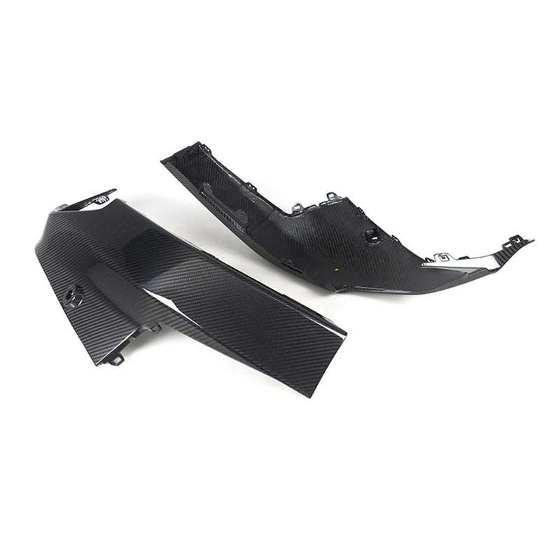 SooQoo BMW G42 M240i Rear Side Diffusers In Gloss Carbon Fibre