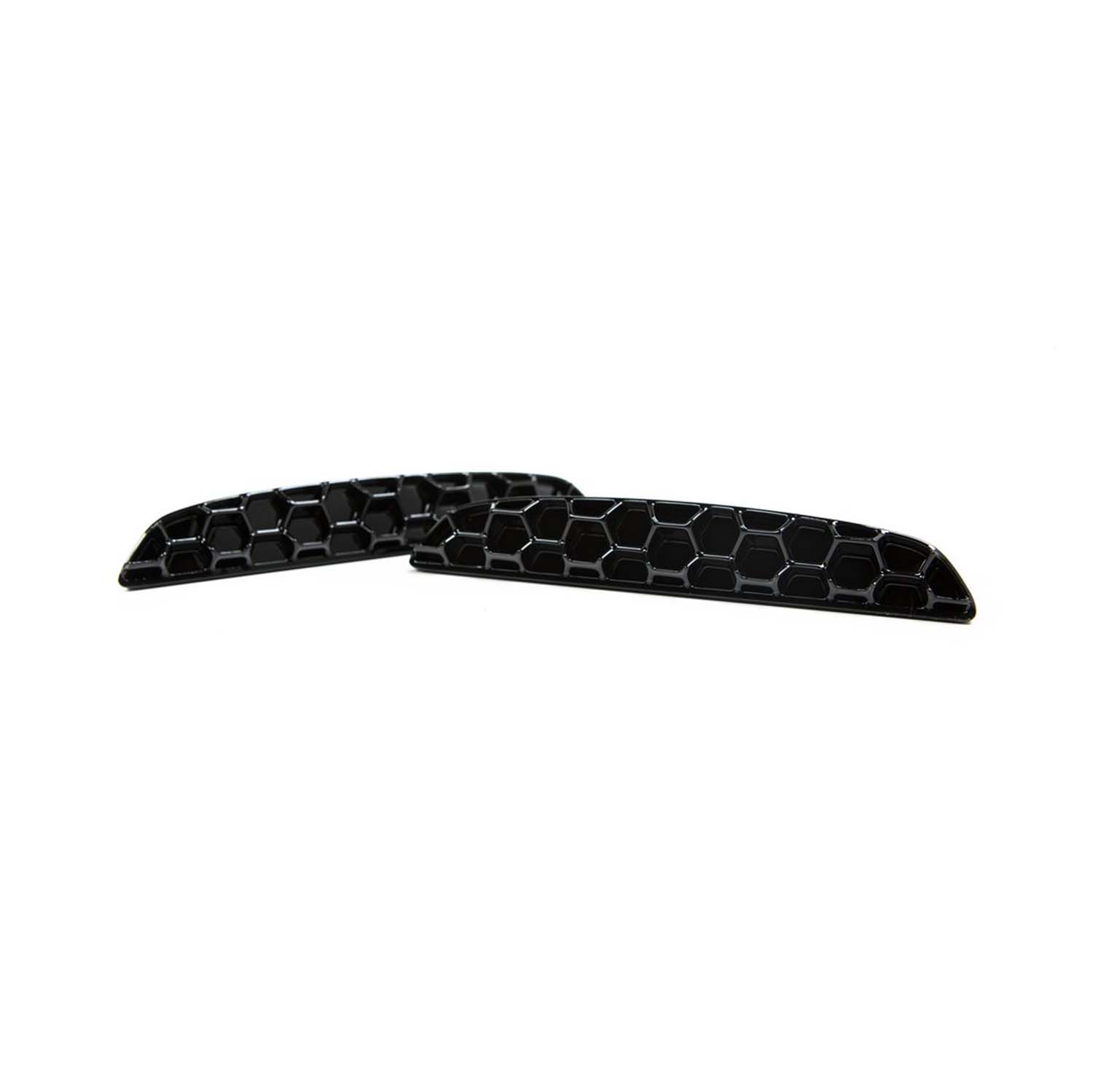Acexxon BMW X5M Honeycomb Rear Reflector Inserts In Gloss Black (F85)-R44 Performance