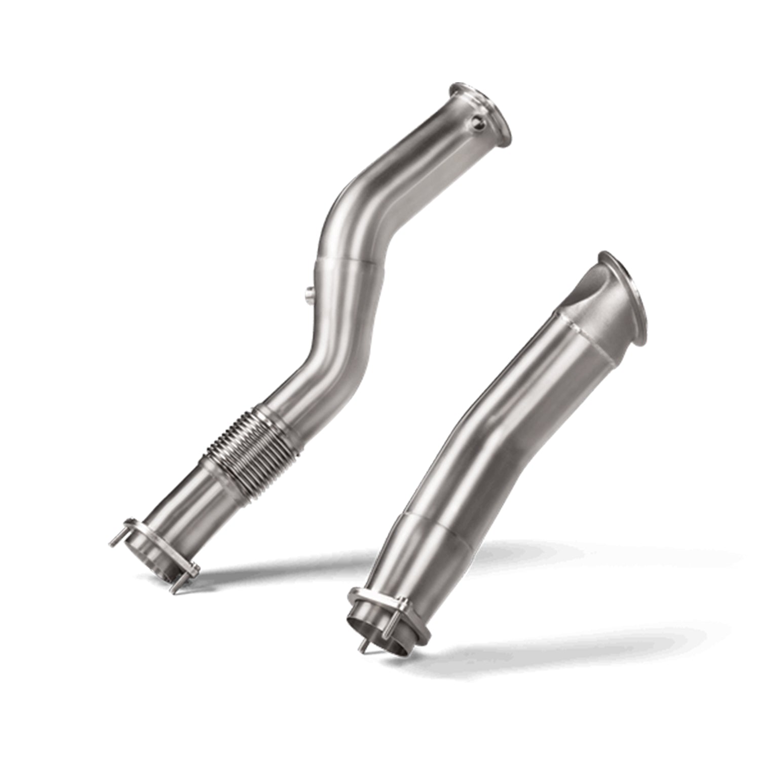 Akrapovic BMW M3/M4 Catless Downpipes In Titanium (G80/G81/G82/G83) - R44 Performance