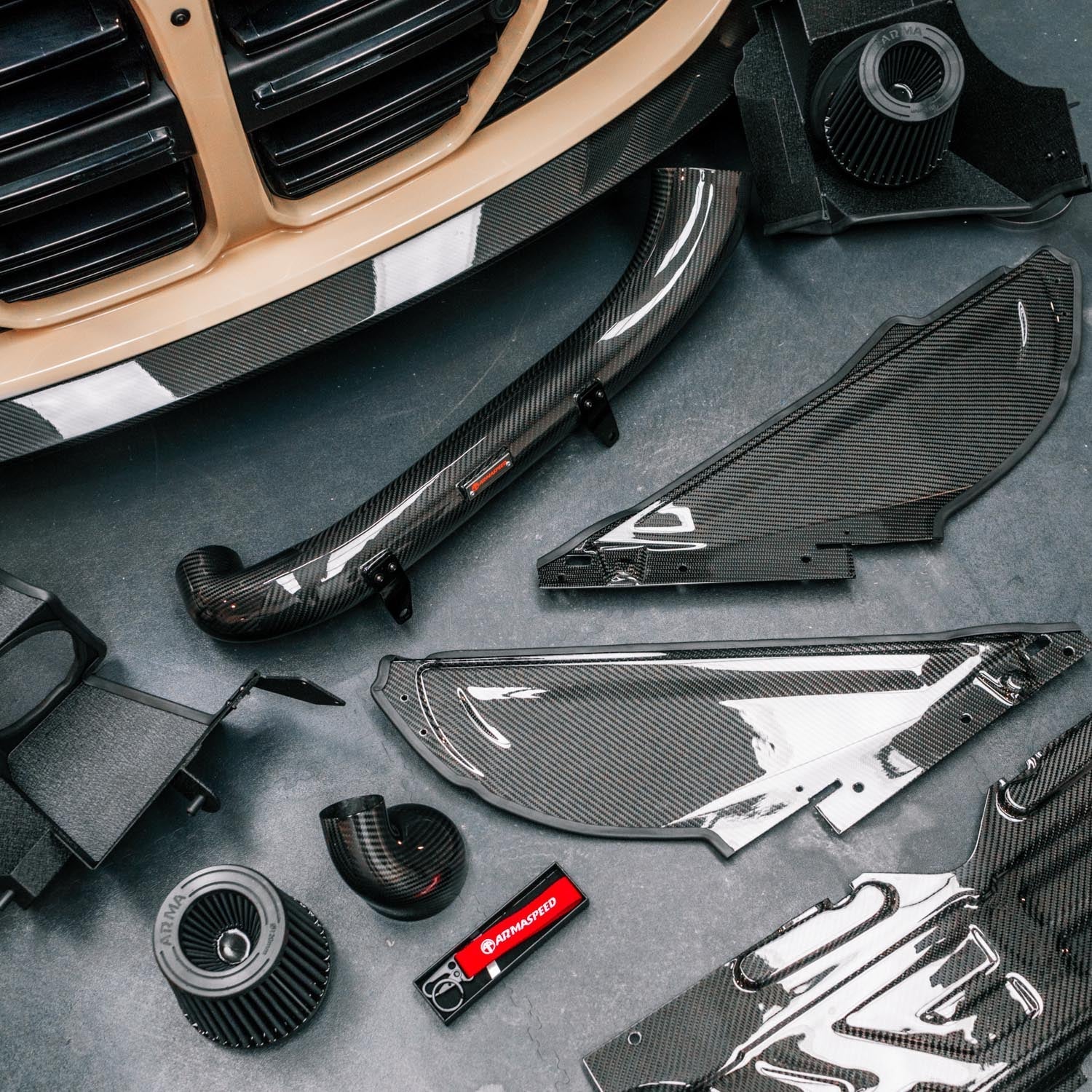 Armaspeed BMW M3/M4 Cold Air Intake In Carbon Fibre (G80/G82/G83)-R44 Performance