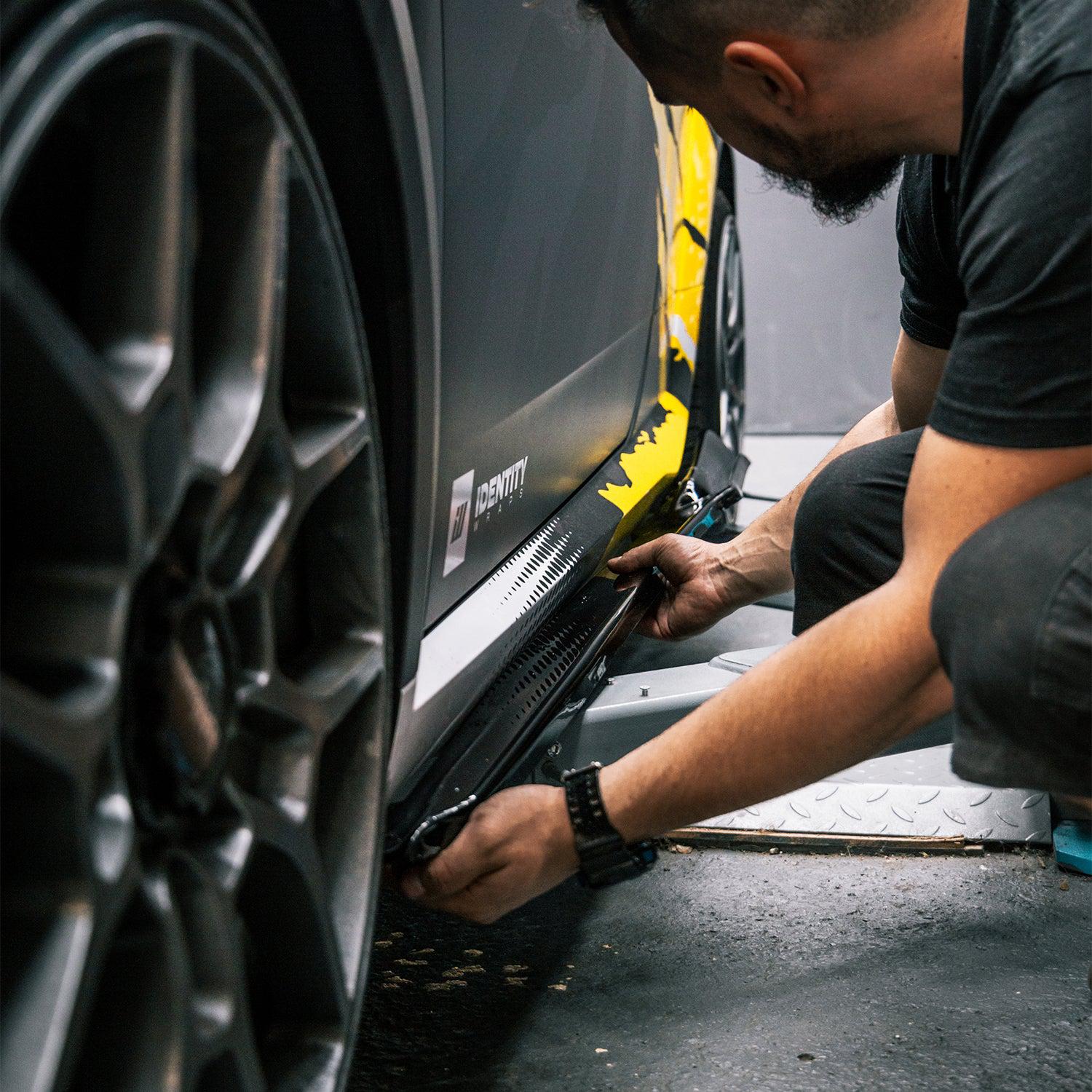 Audi MK3 TT Aggressive Side Skirts in Matte Black-R44 Performance