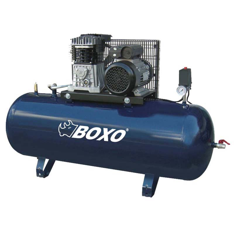 BOXO 200L 5.5HP Belt Driven Piston Compressor