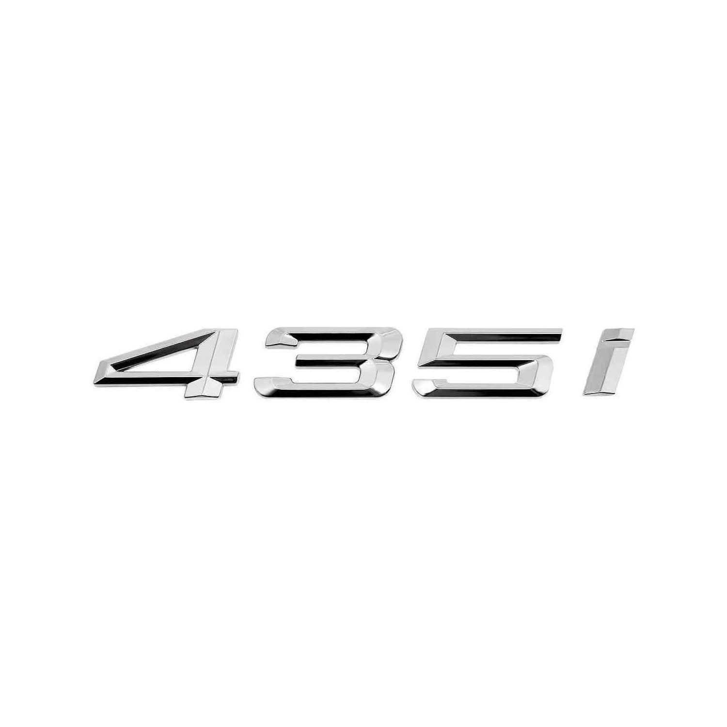 Genuine BMW 435i Replacement Badge In Silver 51147356336