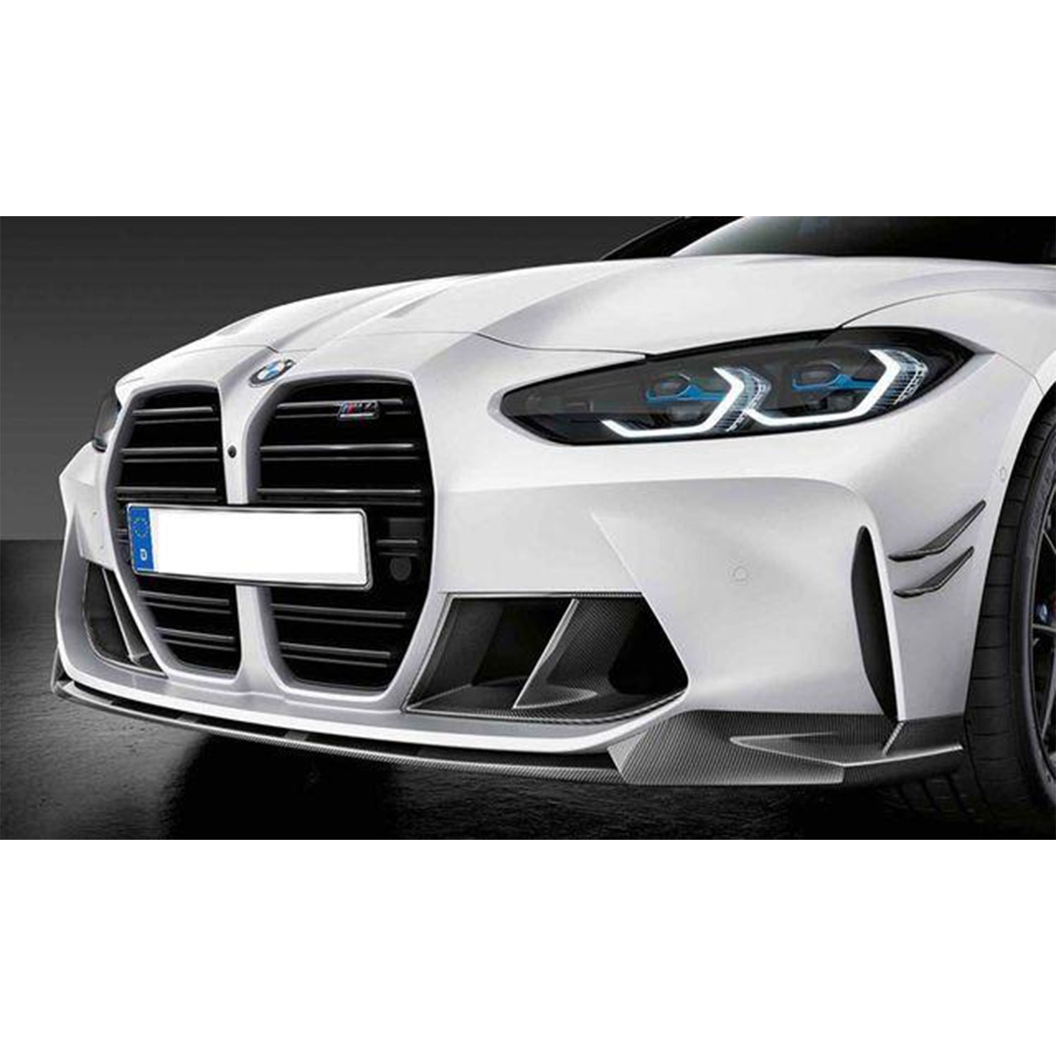 BMW G8X Genuine G80 M3 G82 M4 M Performance Prepreg Carbon Fibre Front Splitter-R44 Performance
