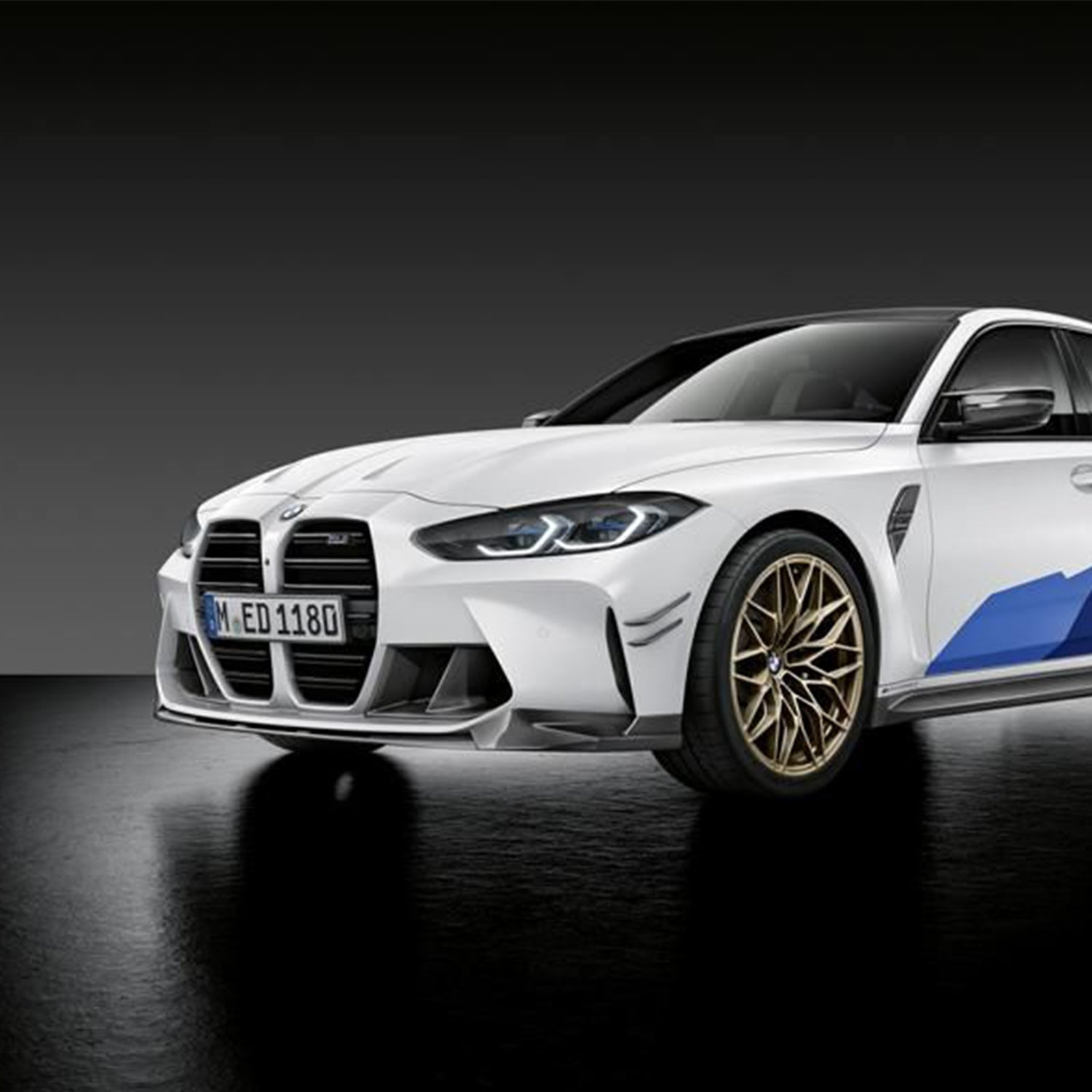 BMW G8X Genuine G80 M3 G82 M4 M Performance Prepreg Carbon Fibre Front Splitter-R44 Performance
