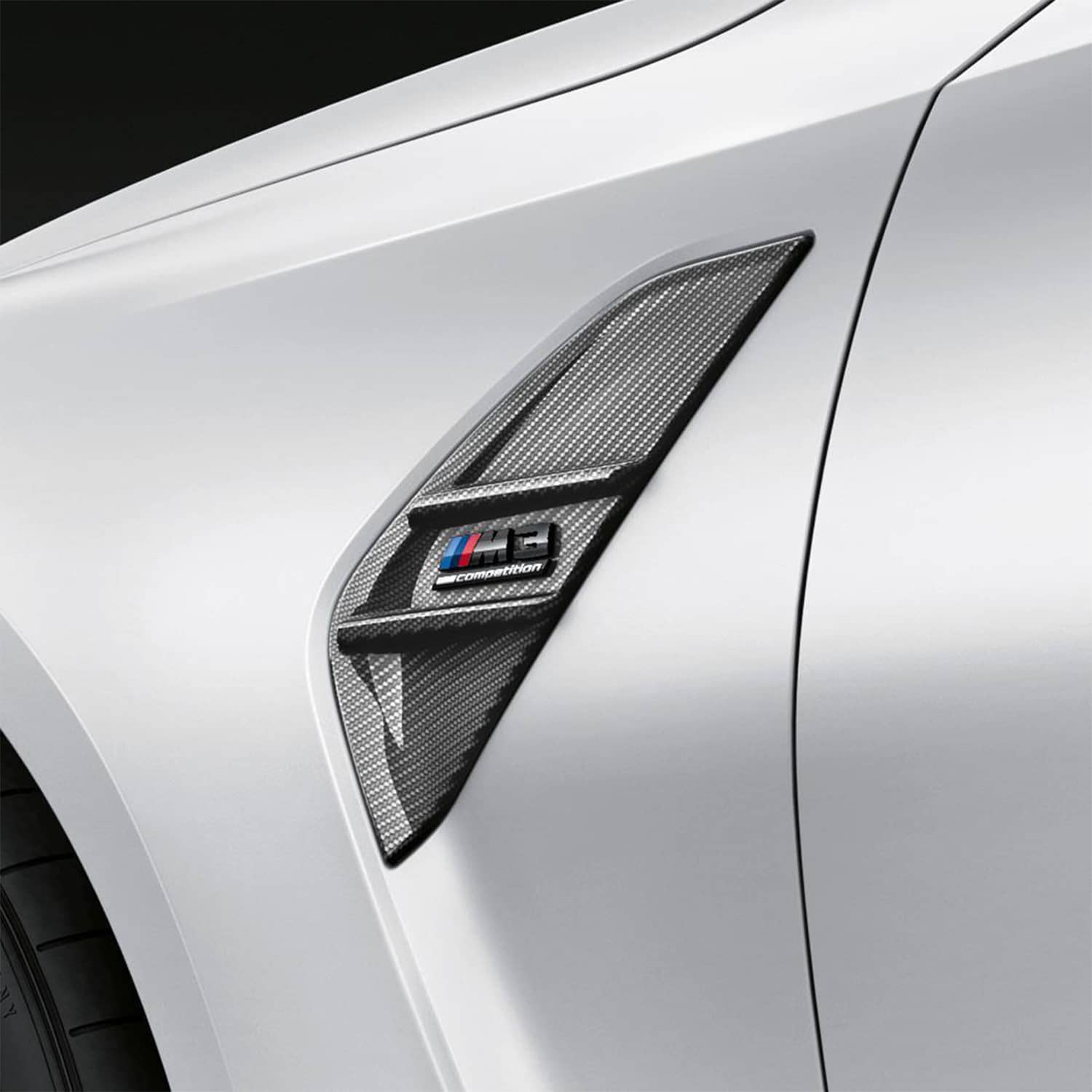 BMW Genuine M Performance Air Breather Fenders For BMW G80 In Carbon Fibre-R44 Performance