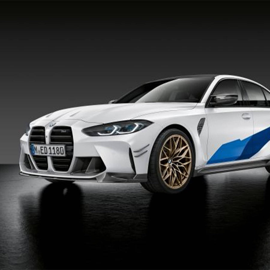 BMW Genuine M Performance M3 Carbon Side Skirts For G80 In Prepreg Carbon Fibre-R44 Performance