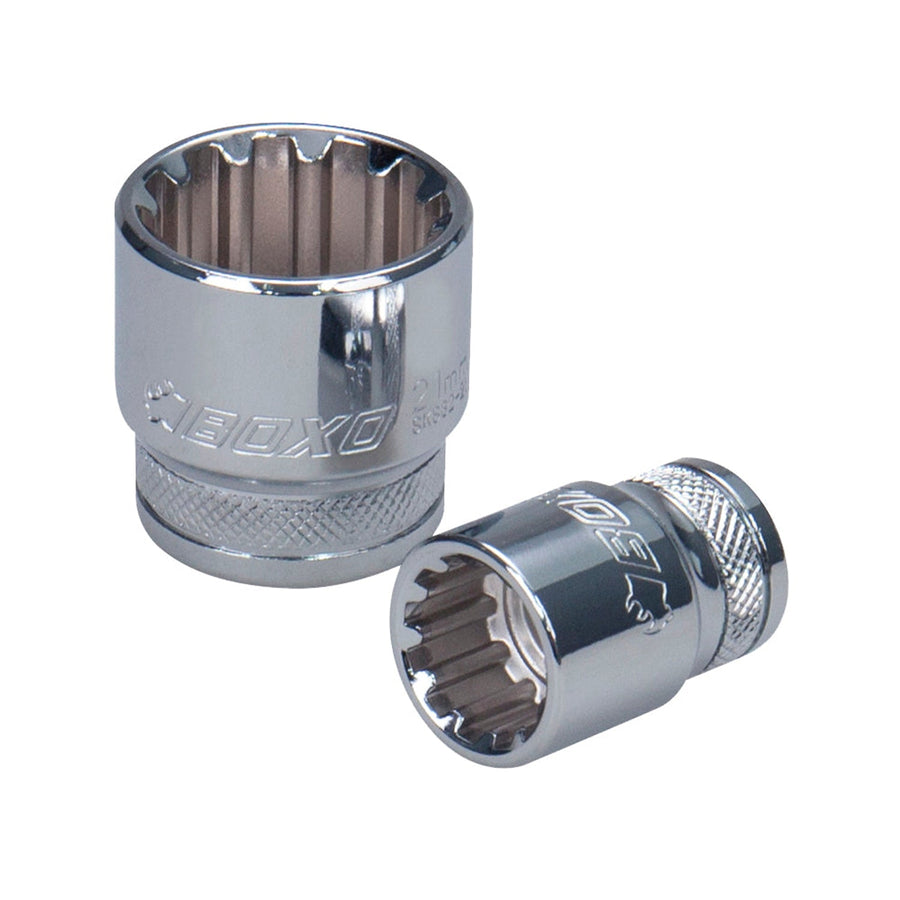 BOXO 3/8" MULTIfix Socket - Sizes 7mm to 21mm