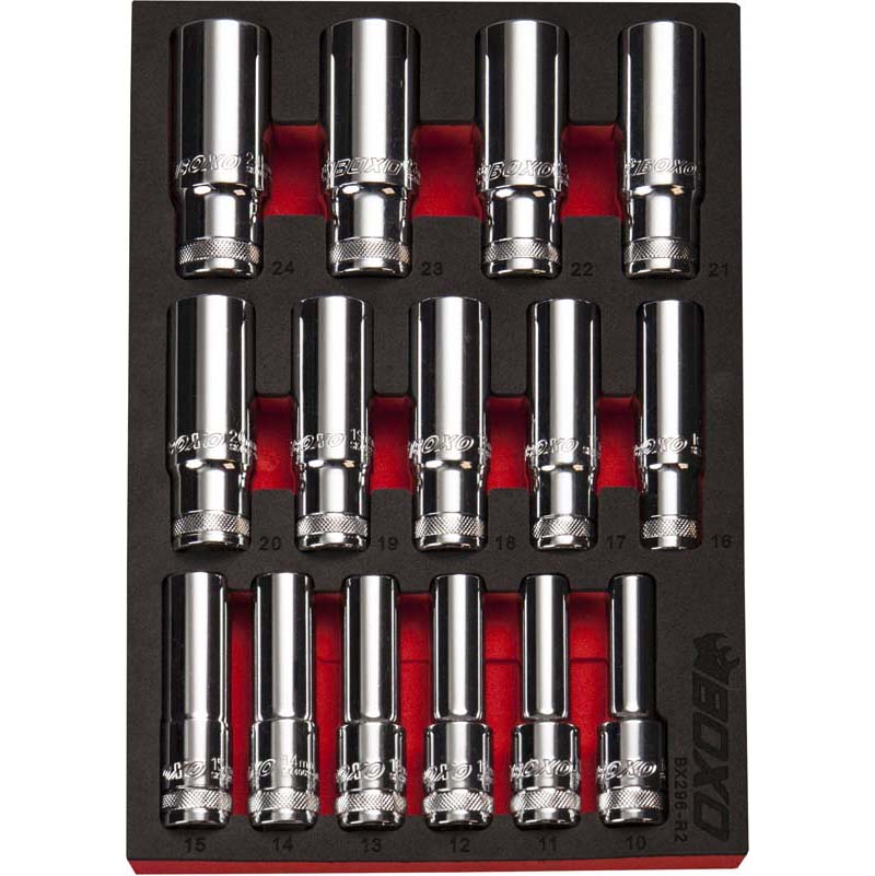 BOXO 7Pc 1/4" Torx Bit Socket Set