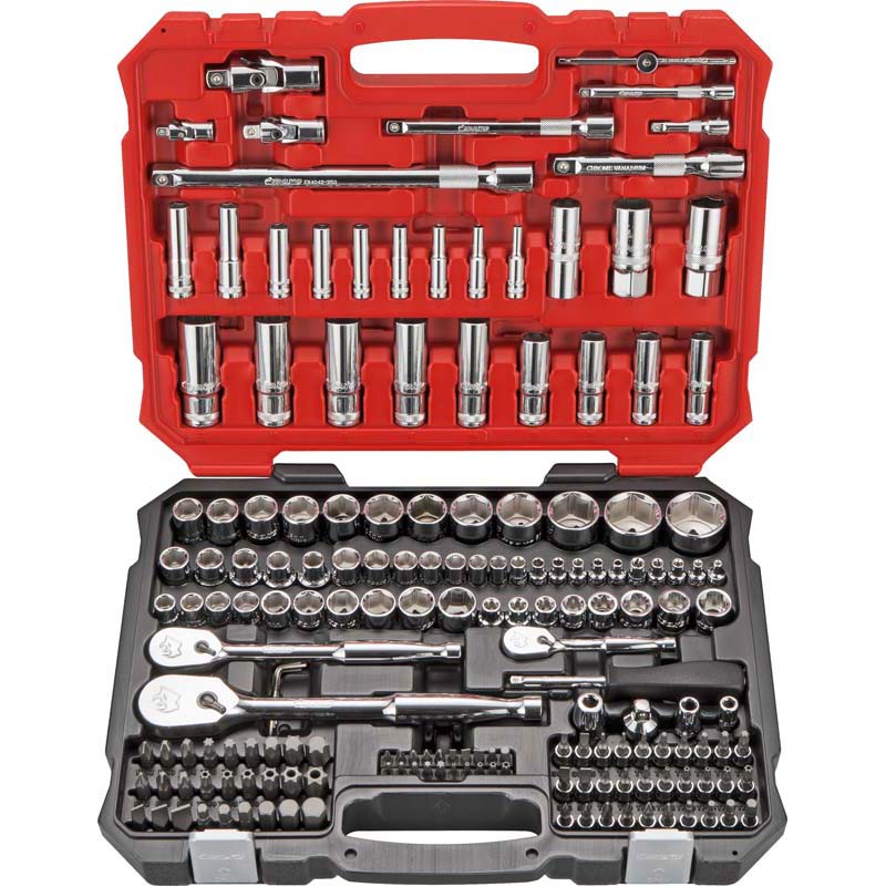 BOXO 171Pc 1/4", 3/8" & 1/2" Master Socket Set