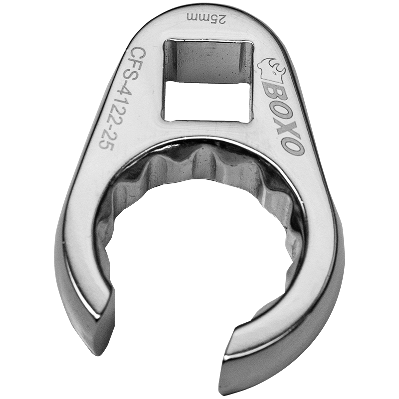 BOXO 3/8" 12PT Crow Foot Wrenches - Sizes 10mm to 19mm