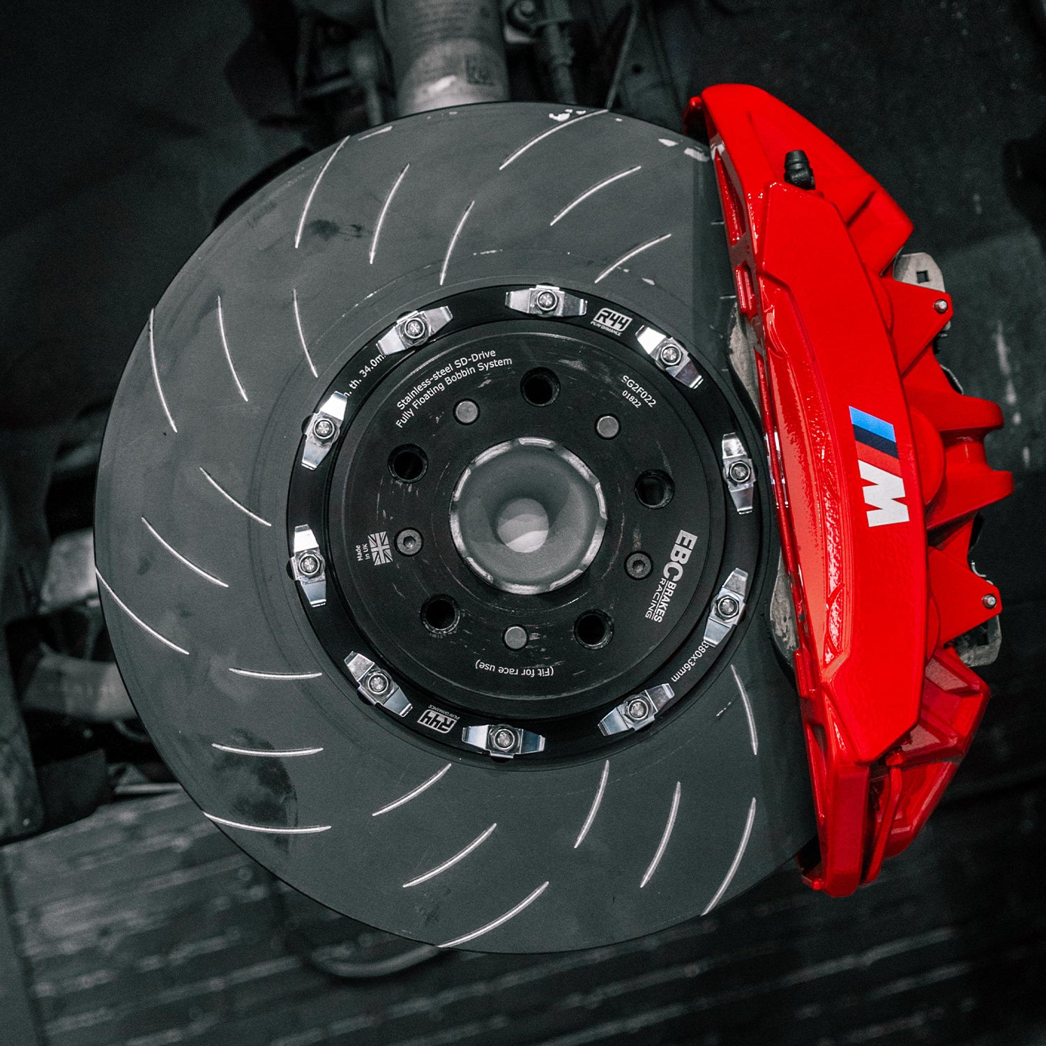 EBC BMW M3/M4 Racing 2 Piece Floating Brake Discs SG2F022 (G80/G81/G82/G83) - R44 Performance