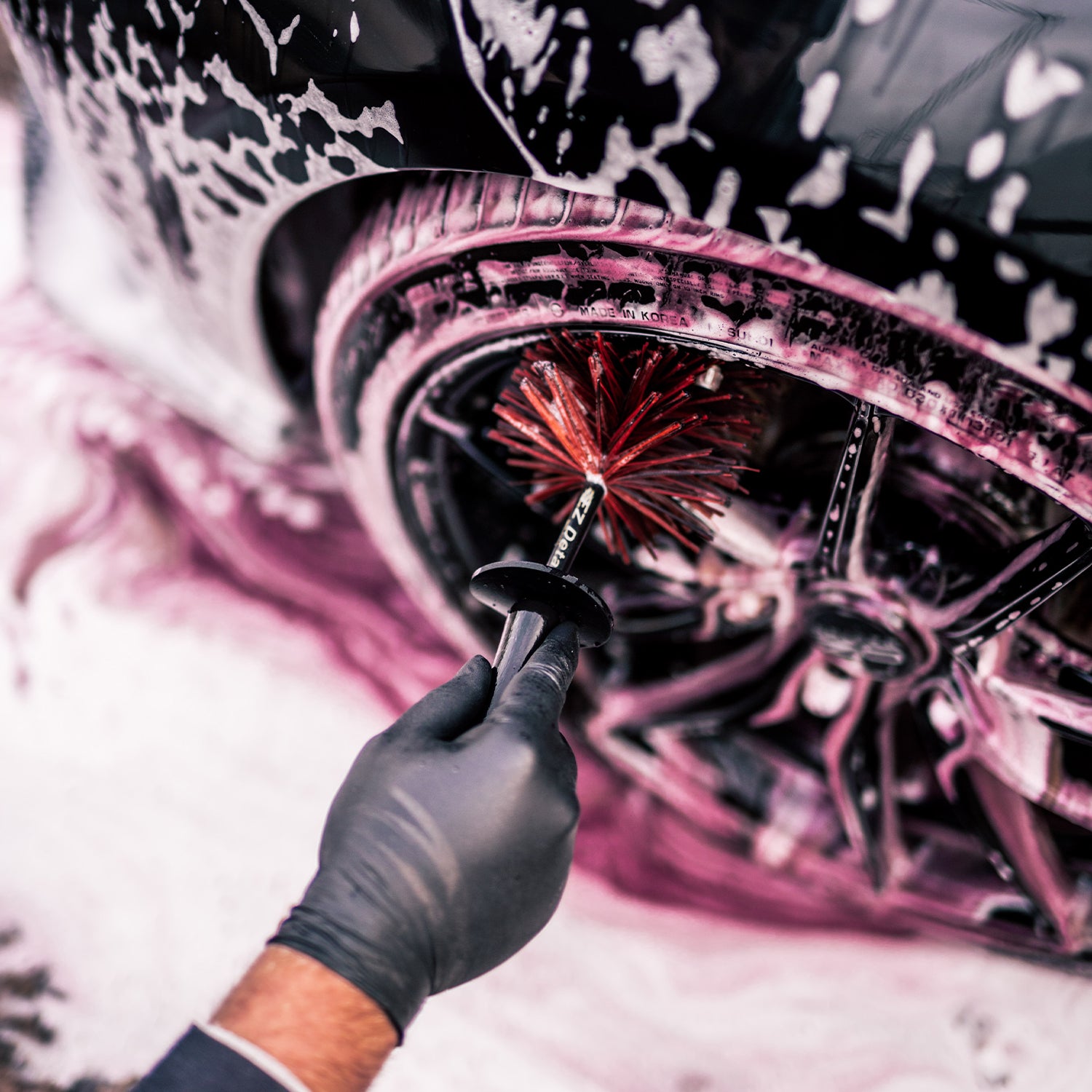 EZ Car Care Detail Brush (Big) Wheel Brush