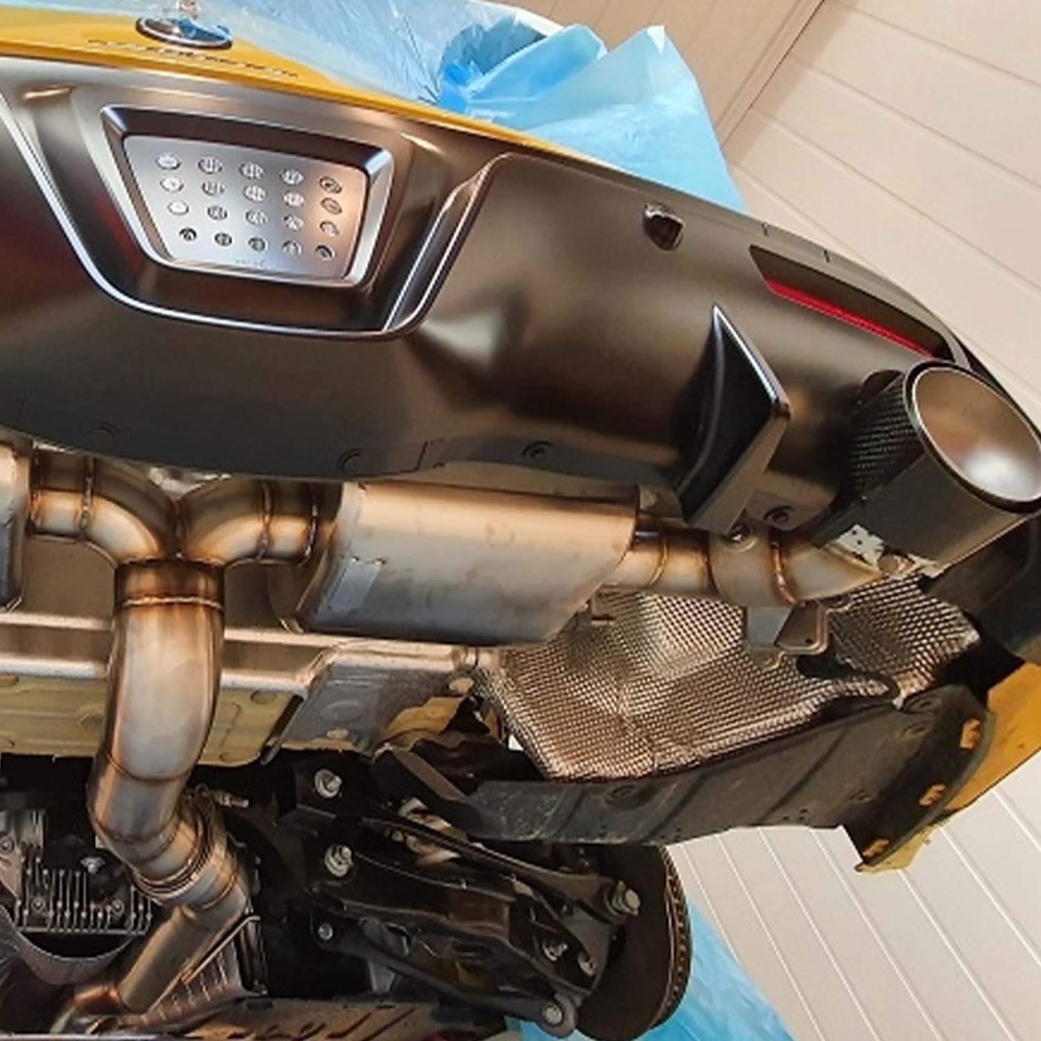 Garage Whifbitz Toyota Supra 3.5" Stainless Steel Exhaust (A90)-R44 Performance