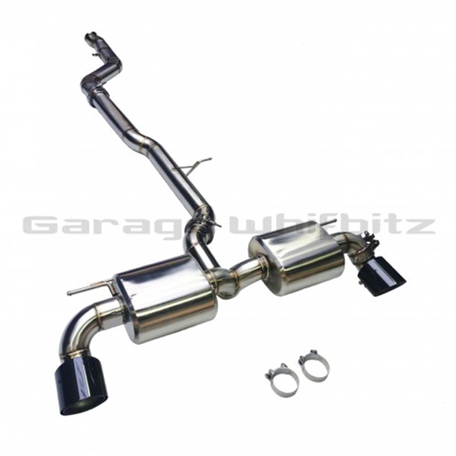Garage Whifbitz Toyota Supra 3.5" Stainless Steel Exhaust (A90)-R44 Performance