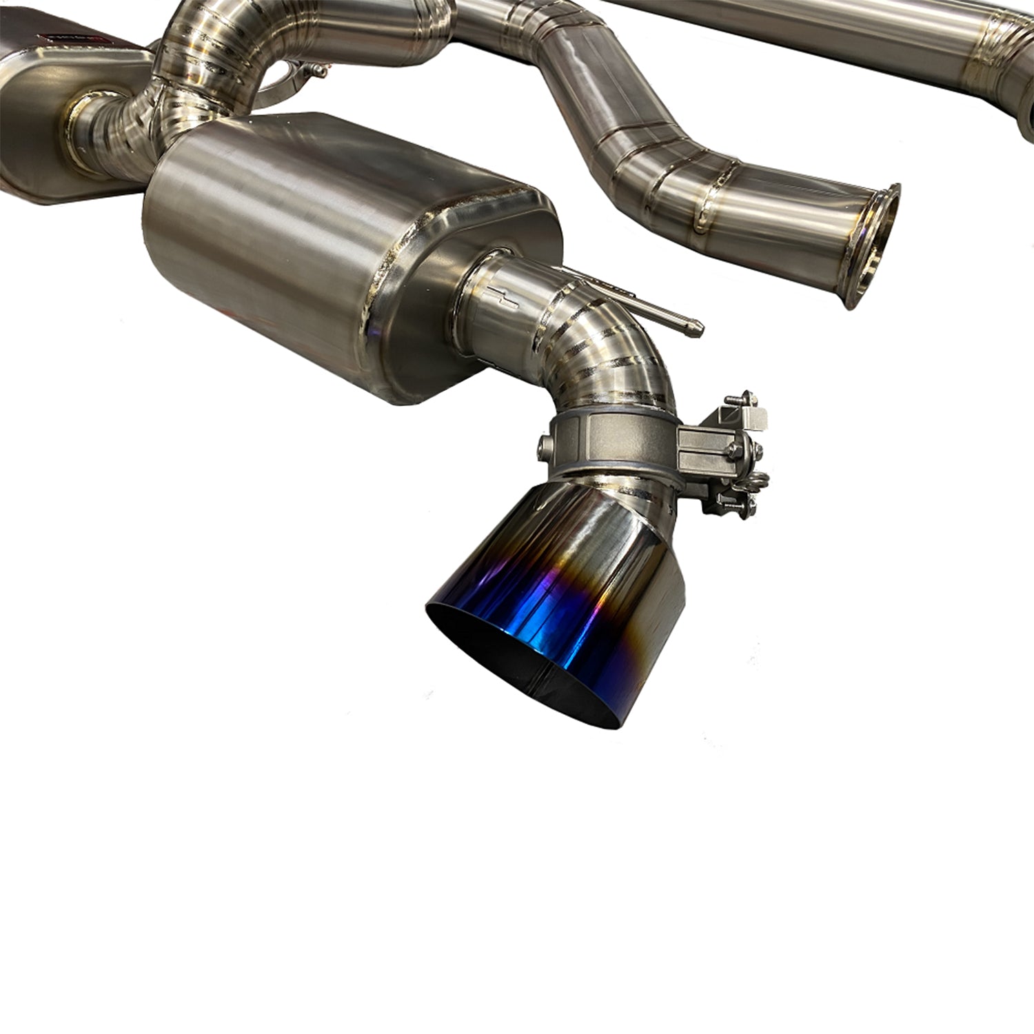 Garage Whifbitz Toyota Supra 3.5" Titanium Cat Back Exhaust System (A90)