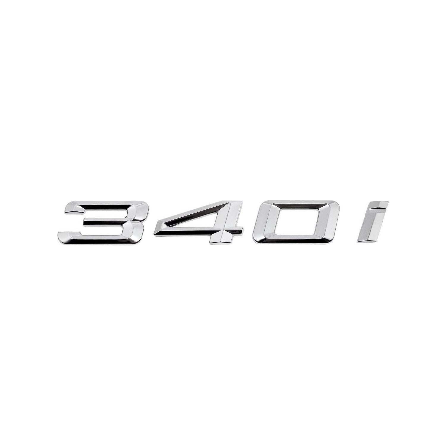 Genuine BMW F Series 340i Replacement Badge In Silver 51147423788