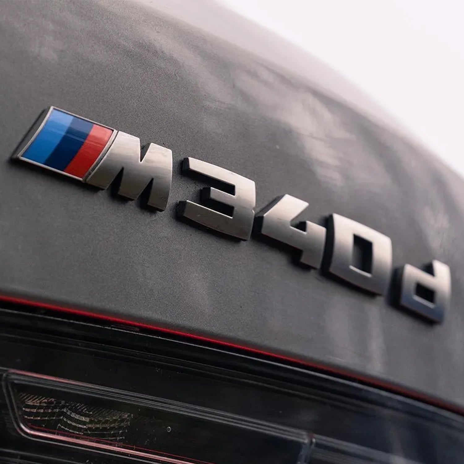 Genuine BMW M340d Replacement Badge In Silver 51148075630