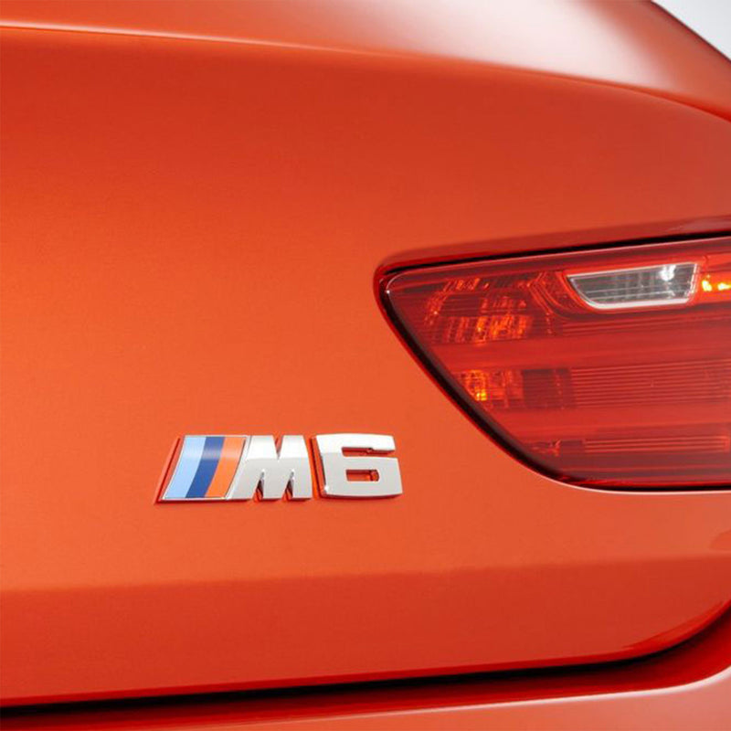 Genuine BMW M6 Replacement Badge In Silver 51148060405