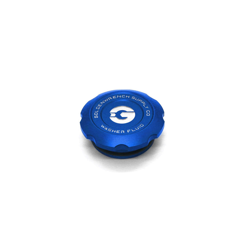 GoldenWrench BMW F Series BLACKLINE Billet Washer Fluid Cap