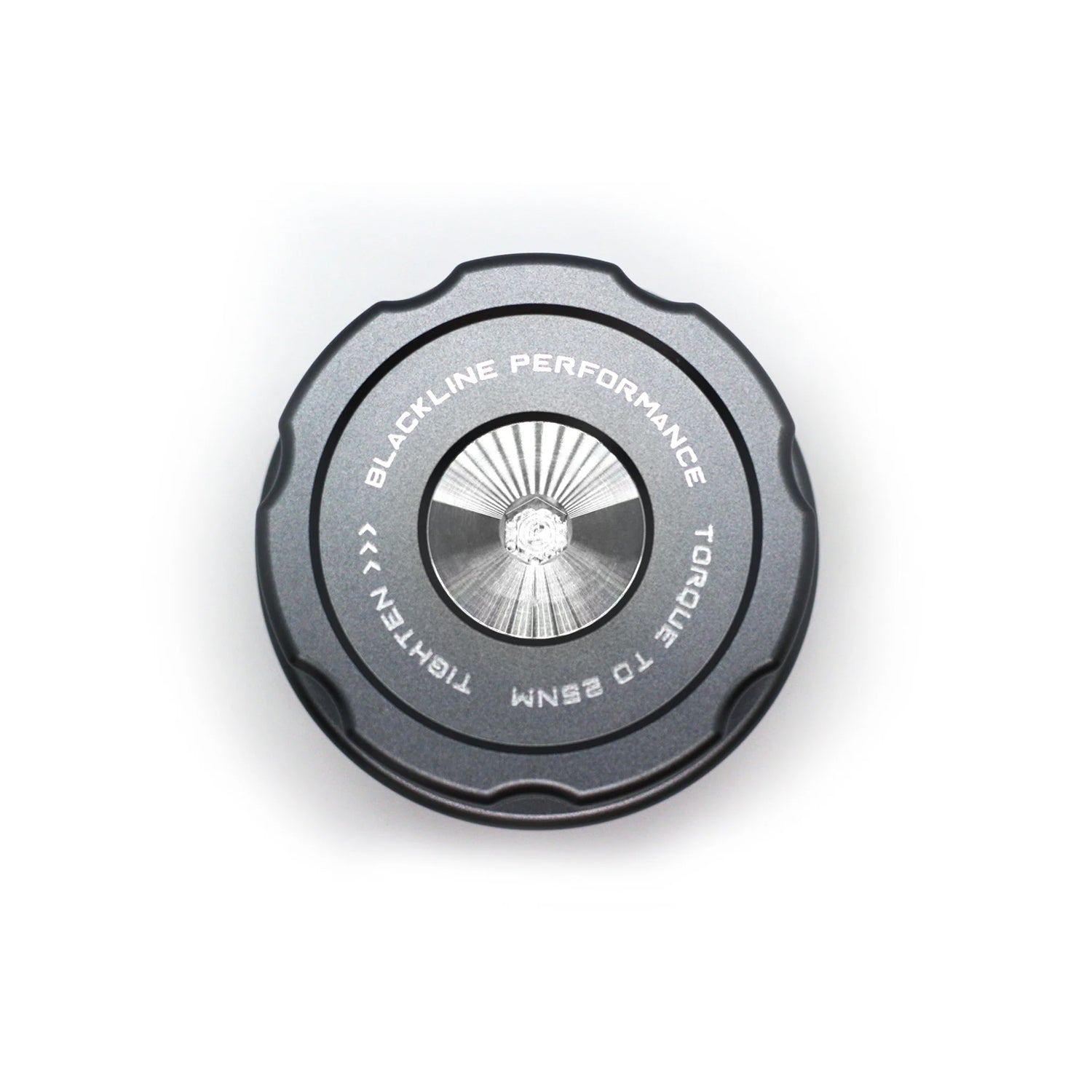 GoldenWrench BMW F Series BLACKLINE Grey Oil Filter Housing Cap For BMW F80, F82, F87 S55 and N55 Engine