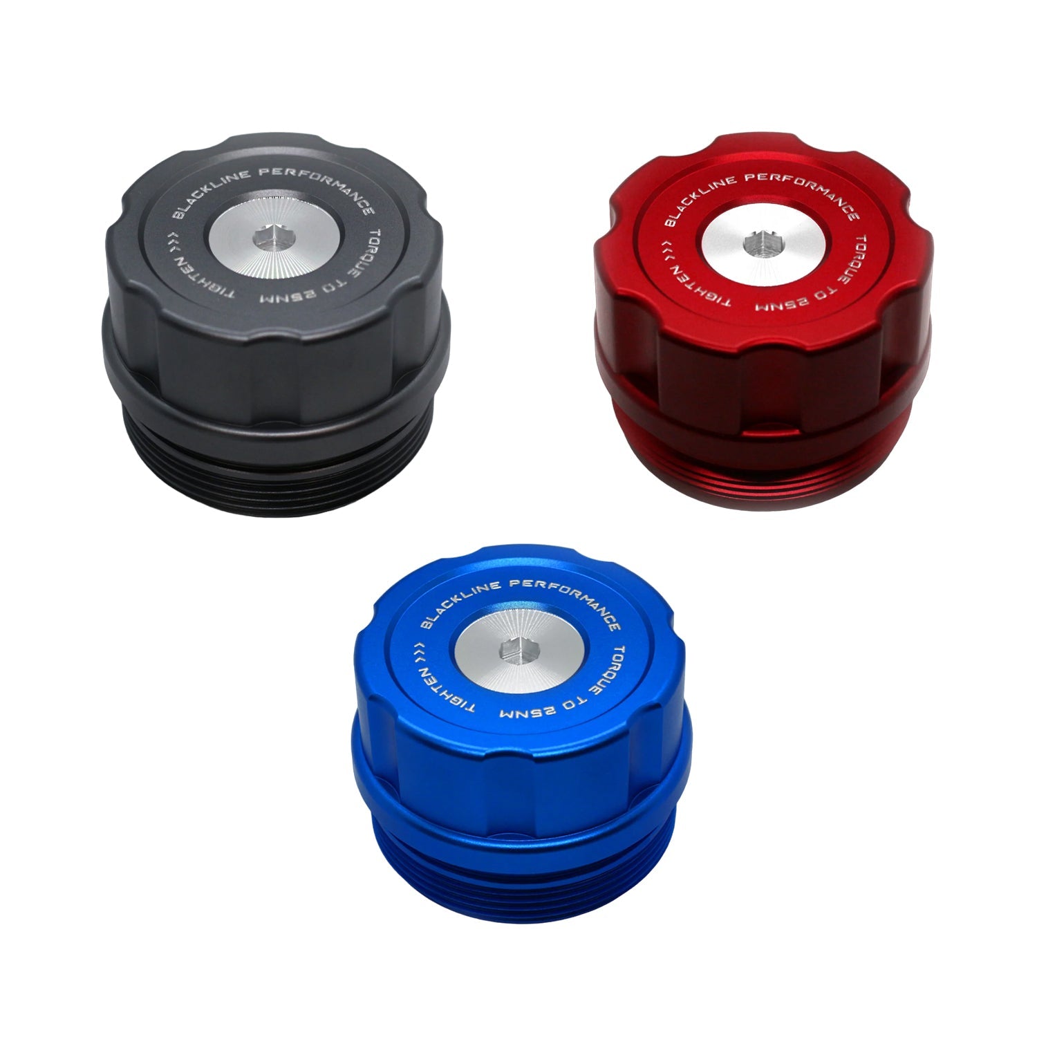 GoldenWrench BMW F Series BLACKLINE Oil Filter Housing Cap For BMW F80, F82, F87 S55 and N55 Engine