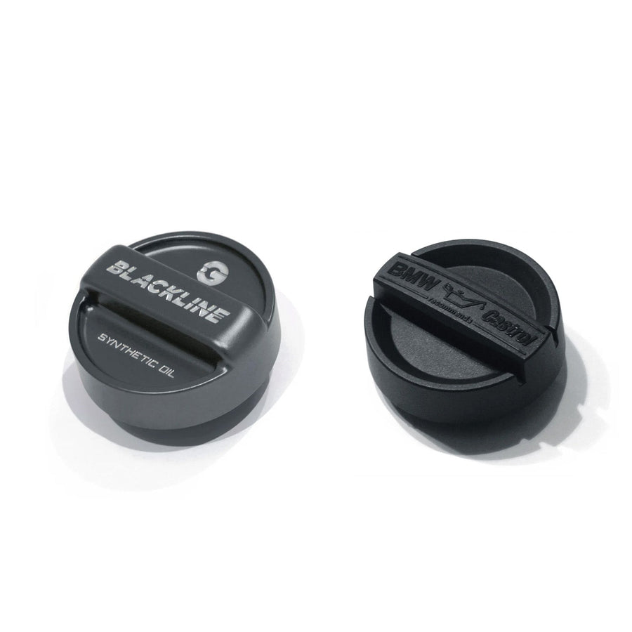 GoldenWrench BMW BLACKLINE Blue Grey Oil Cap Cover For F80 M3, F82 M4, F87 M2 and F10 M5