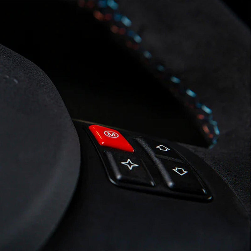 IND BMW M3 M Steering Wheel Button In Red (E90/E92/E93)-R44 Performance