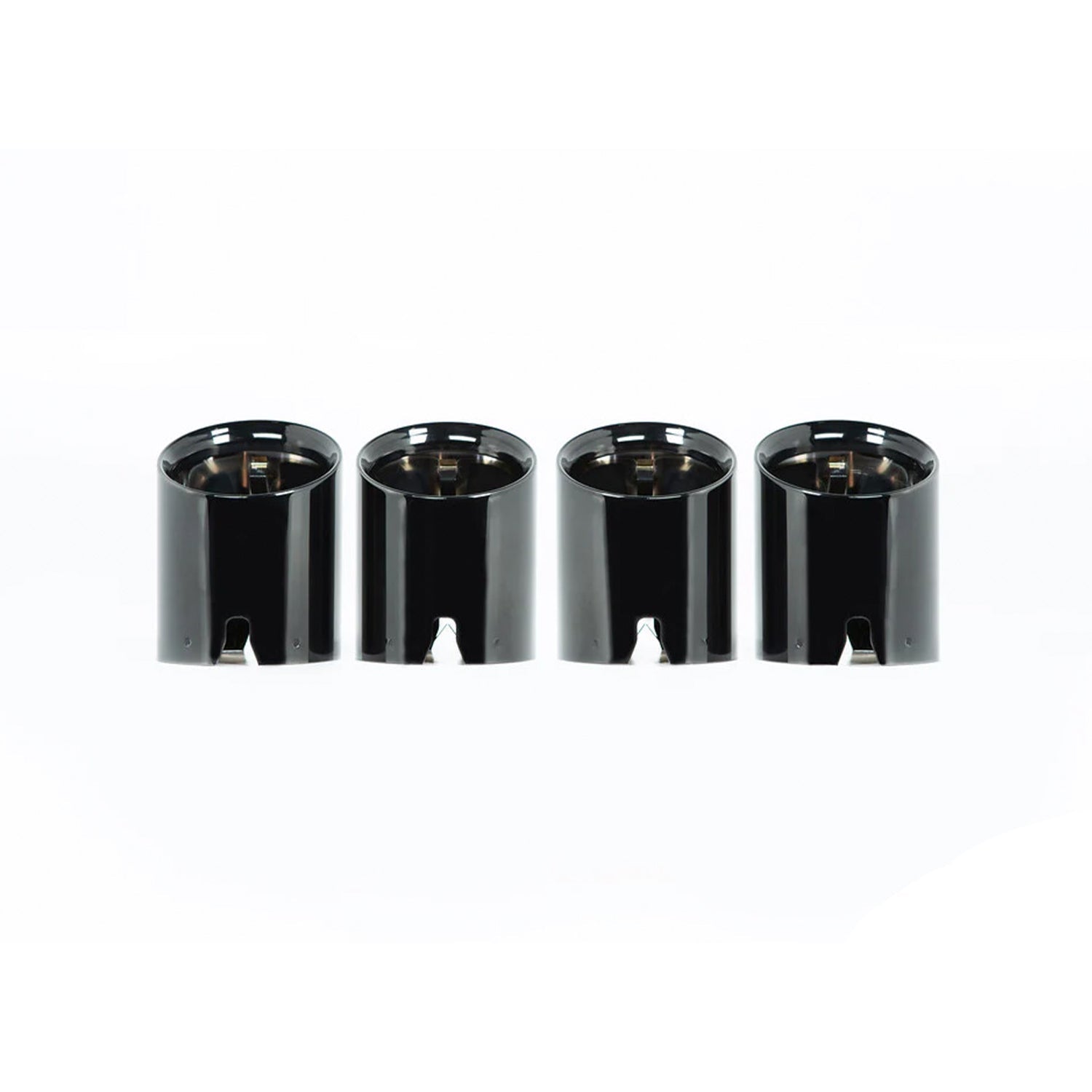 IND BMW M3/M4 Exhaust Tips In Black Chrome (G80/G82/G83)-R44 Performance