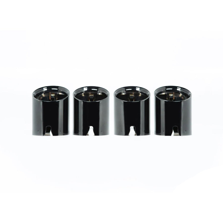 IND BMW M3/M4 Exhaust Tips In Black Chrome (G80/G82/G83)-R44 Performance