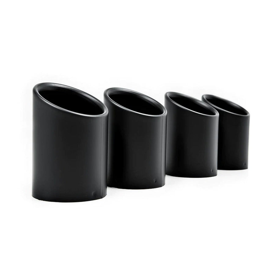 IND BMW M3/M4/M2 Competition Exhaust Tips In Matte Black (F80/F82/F83/F87)-R44 Performance