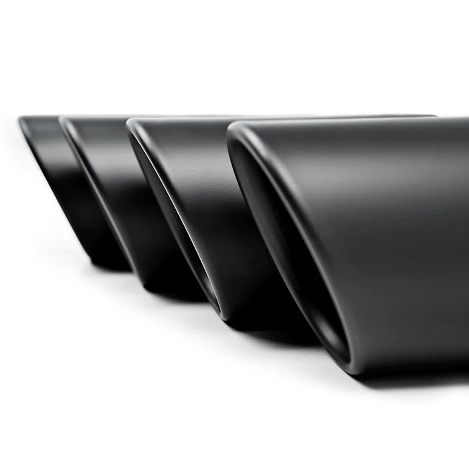 IND BMW M3/M4/M2 Competition Exhaust Tips In Matte Black (F80/F82/F83/F87)-R44 Performance
