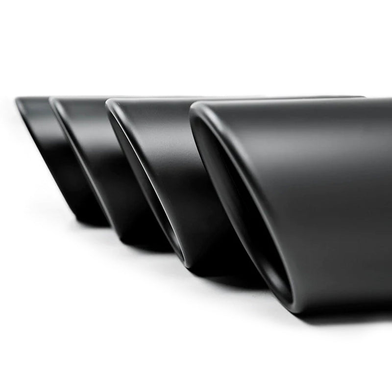 IND BMW M3/M4/M2 Competition Exhaust Tips In Matte Black (F80/F82/F83/F87)-R44 Performance