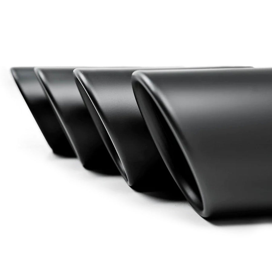 IND BMW M3/M4/M2 Competition Exhaust Tips In Matte Black (F80/F82/F83/F87)-R44 Performance