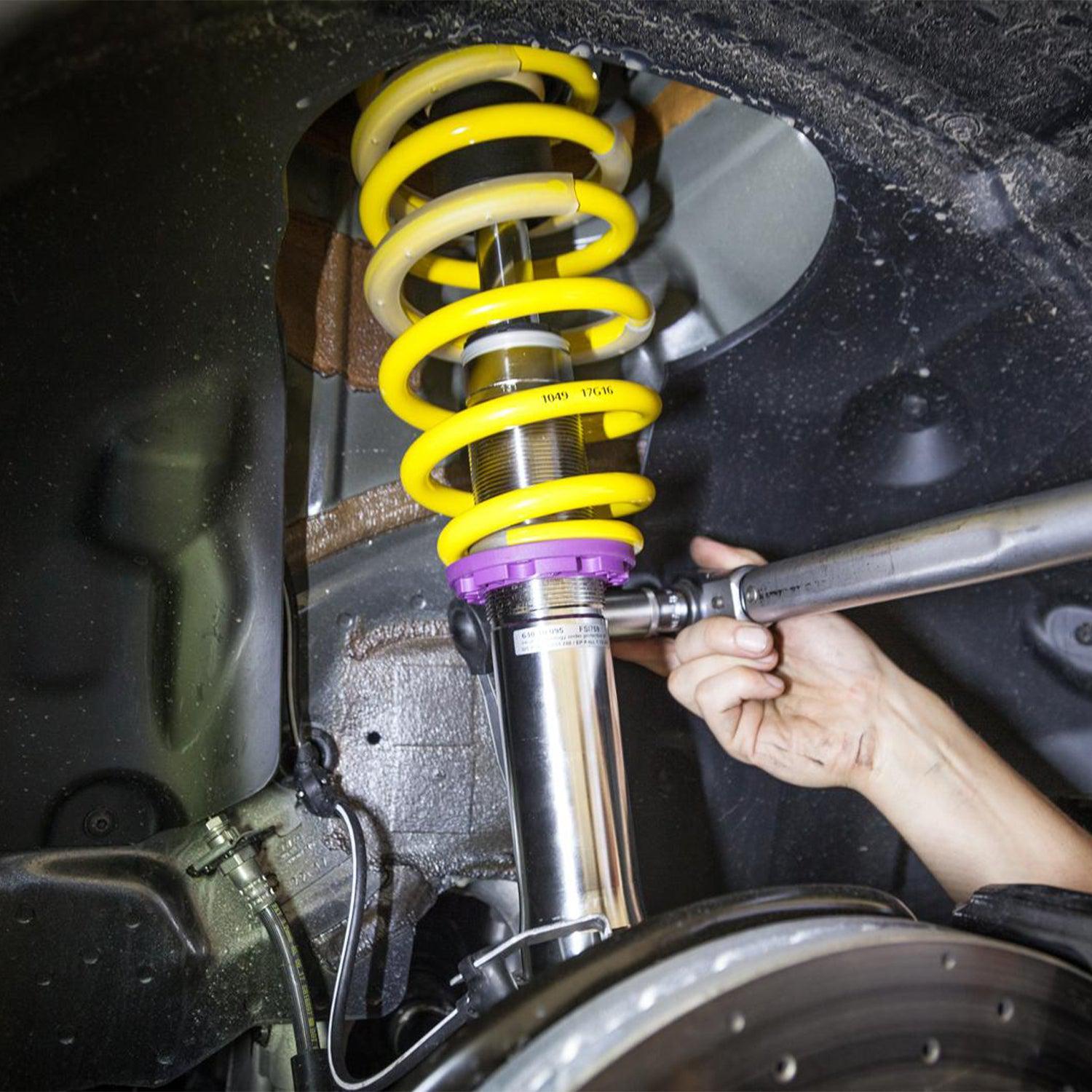 KW Audi S3/RS3 Height Adjustable Lowering Spring Kit (8V) with EDC-R44 Performance